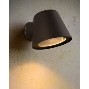 Lucide DINGO-LED Applique Antracite, 1-Luce