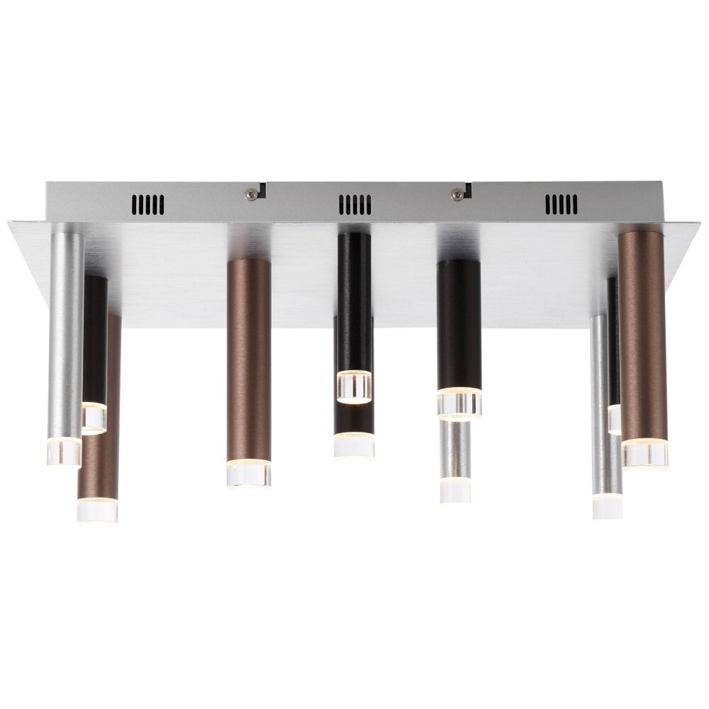 Brilliant Living Cembalo Plafoniera LED Marrone, 12-Luci main product photo