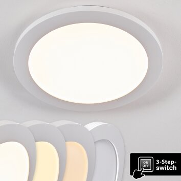 Siguna Plafoniera LED Bianco, 1-Luce