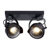 Lucide CICLETA Faretto da soffitto Nero, 2-Luci