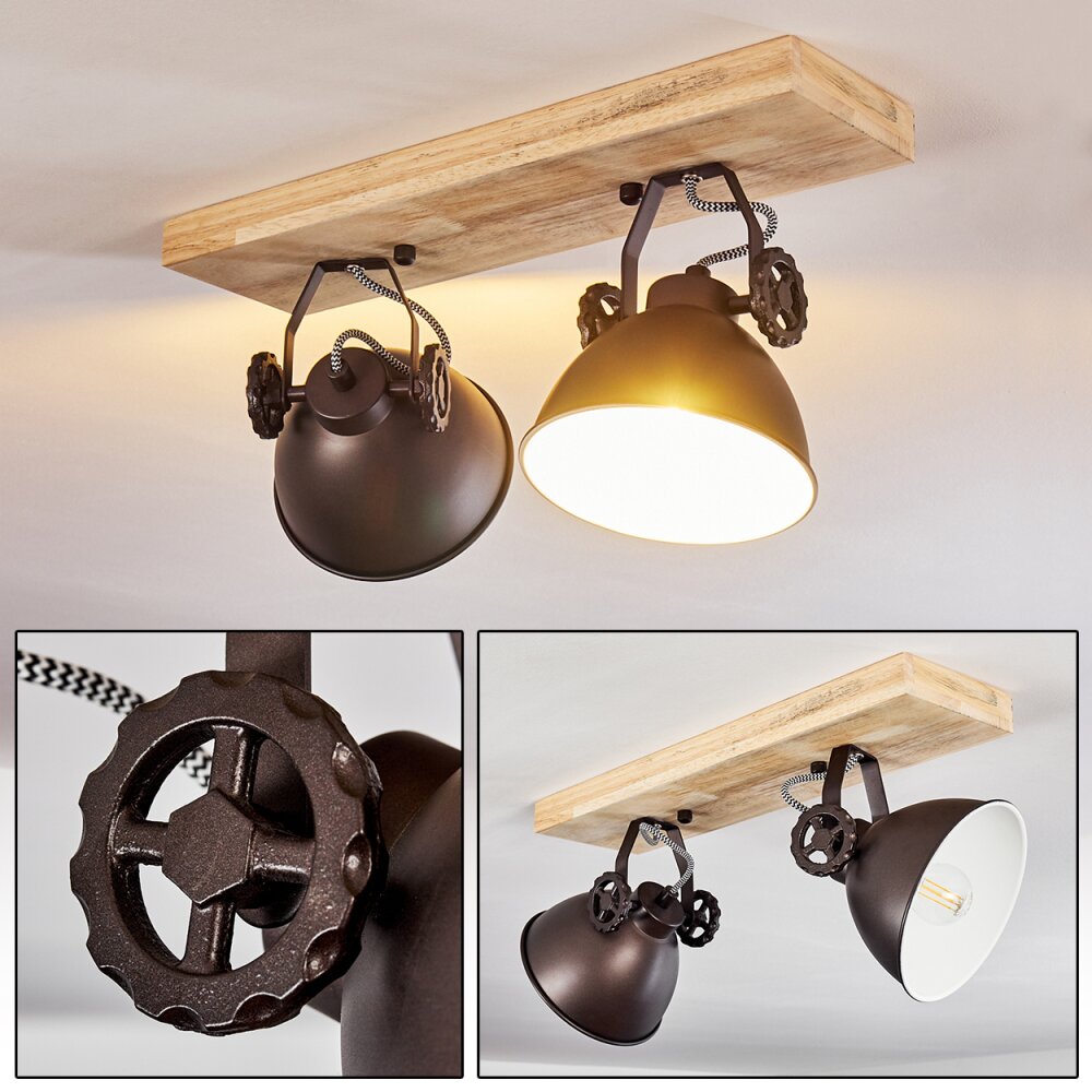 Svanfolk Plafoniera Marrone, Nero, Bianco, 2-Luci main product photo