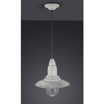 Trio FISHERMAN Lampadario a sospensione Grigio, 1-Luce