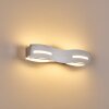 Nagold Applique LED Cromo, Nichel opaco, 1-Luce