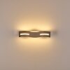 Nagold Applique LED Cromo, Nichel opaco, 1-Luce