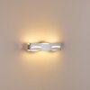 Nagold Applique LED Cromo, Nichel opaco, 1-Luce