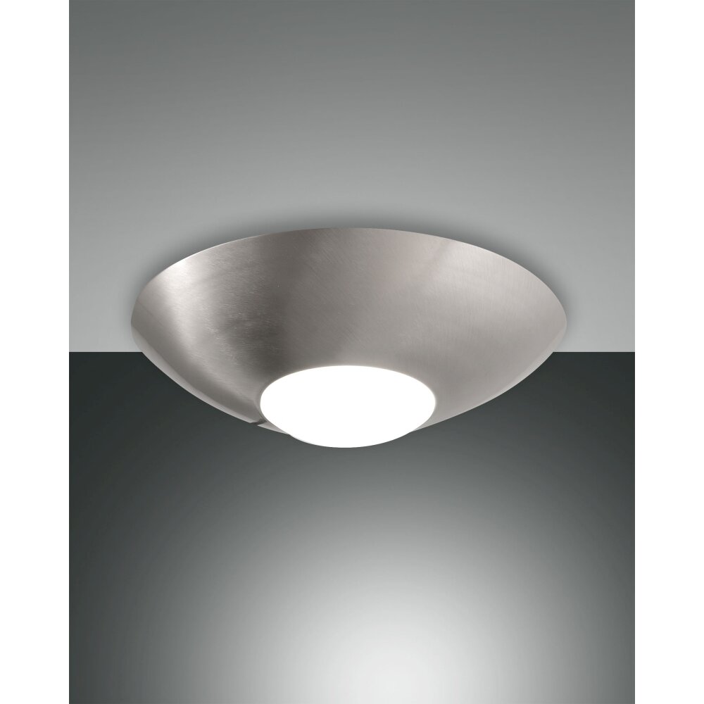 Fabas Luce Lizzy Plafoniera LED Nichel opaco, 1-Luce main product photo