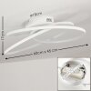 Chute Plafoniera LED Bianco, 45-Luci