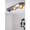 Granada Plafoniera LED Nichel opaco, 3-Luci