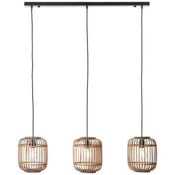 Lampada a Sospensione Brilliant Woodrow Marrone, 3-Luci