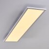 Salmi Plafoniera LED Bianco, 1-Luce, Telecomando, Cambia colore