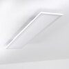 Salmi Plafoniera LED Bianco, 1-Luce, Telecomando, Cambia colore