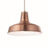 Ideal Lux MOBY Lampadario a sospensione Ramato, 1-Luce