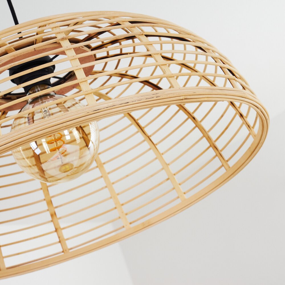 Mongolei Lampadario a sospensione Nero, 1-Luce