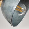 Orny Plafoniera Marrone, Zincato, 1-Luce