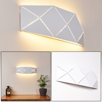 Shouver Applique LED Bianco, 1-Luce