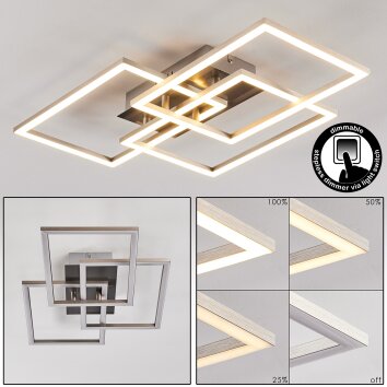 Cheka Plafoniera LED Alluminio, 3-Luci