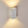 Roseau Applique LED Bianco, 1-Luce