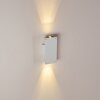 Roseau Applique LED Bianco, 1-Luce