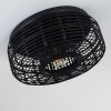 Mongolei Plafoniera Nero, 1-Luce