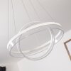 Lezha Lampadario a sospensione LED Bianco, 2-Luci