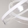 Lezha Lampadario a sospensione LED Bianco, 2-Luci