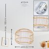 Kondoz Lampadario a sospensione Bianco, 1-Luce