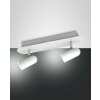 Fabas Luce Spotty Plafoniera LED Bianco, 2-Luci