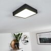 Kragos Plafoniera LED Nero, 1-Luce