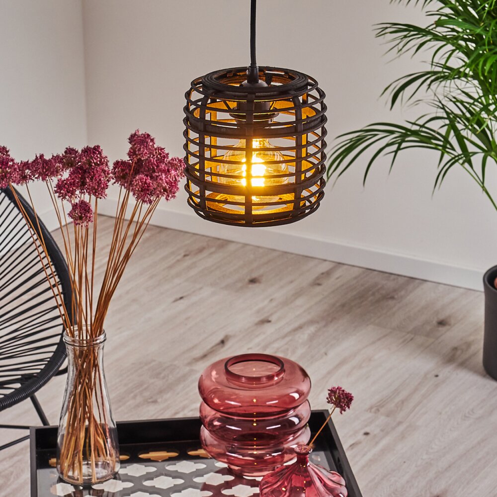 Mongolei Lampadario a sospensione Nero, 1-Luce main product photo