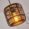 Mongolei Lampadario a sospensione Nero, 1-Luce