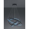 Trio Aaron Lampada a Sospensione LED Antracite, 1-Luce, Telecomando, Cambia colore
