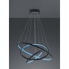 Trio Aaron Lampada a Sospensione LED Antracite, 1-Luce, Telecomando, Cambia colore