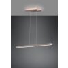 Trio Belfast Lampada a Sospensione LED Nichel opaco, 1-Luce