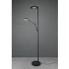 Trio Barrie Lampada da terra LED Nero, 2-Luci