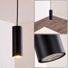 Zuoz Lampadario a sospensione Nero, 1-Luce