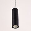 Zuoz Lampadario a sospensione Nero, 1-Luce