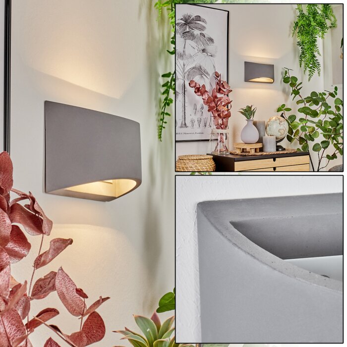 Braslo Applique Grigio, 1-Luce