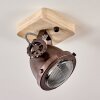 Herford Plafoniera Legno chiaro, Ramato, 1-Luce