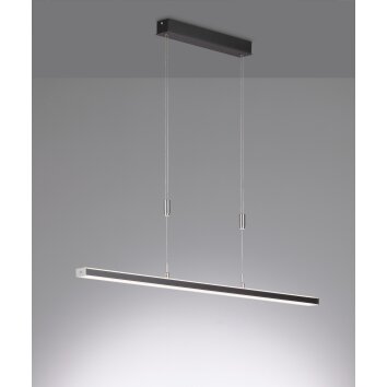 Fischer & Honsel  Vitan TW Lampada a Sospensione LED Nero, 1-Luce