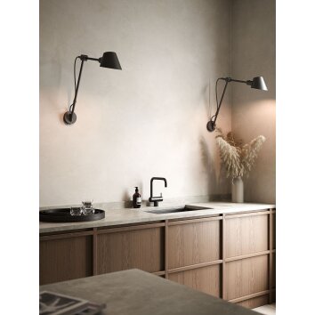 Design For The People by Nordlux STAY Applique Nero, 1-Luce