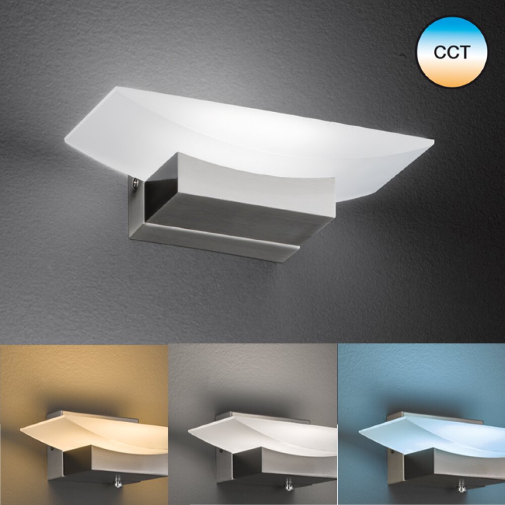 Fischer & Honsel Bowl TW Applique LED Nichel opaco, 1-Luce main product photo