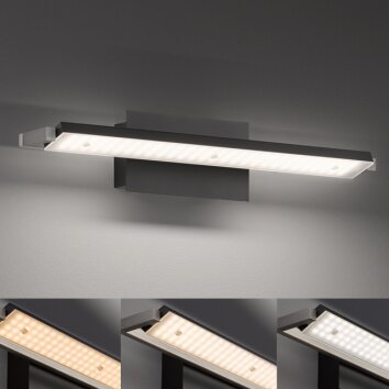 Fischer & Honsel  Pare TW Applique LED Nero, 1-Luce