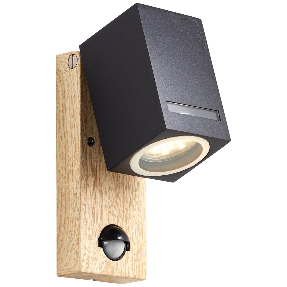 Brilliant Galeni Applique Legno chiaro, 1-Luce, Sensori di movimento main product photo
