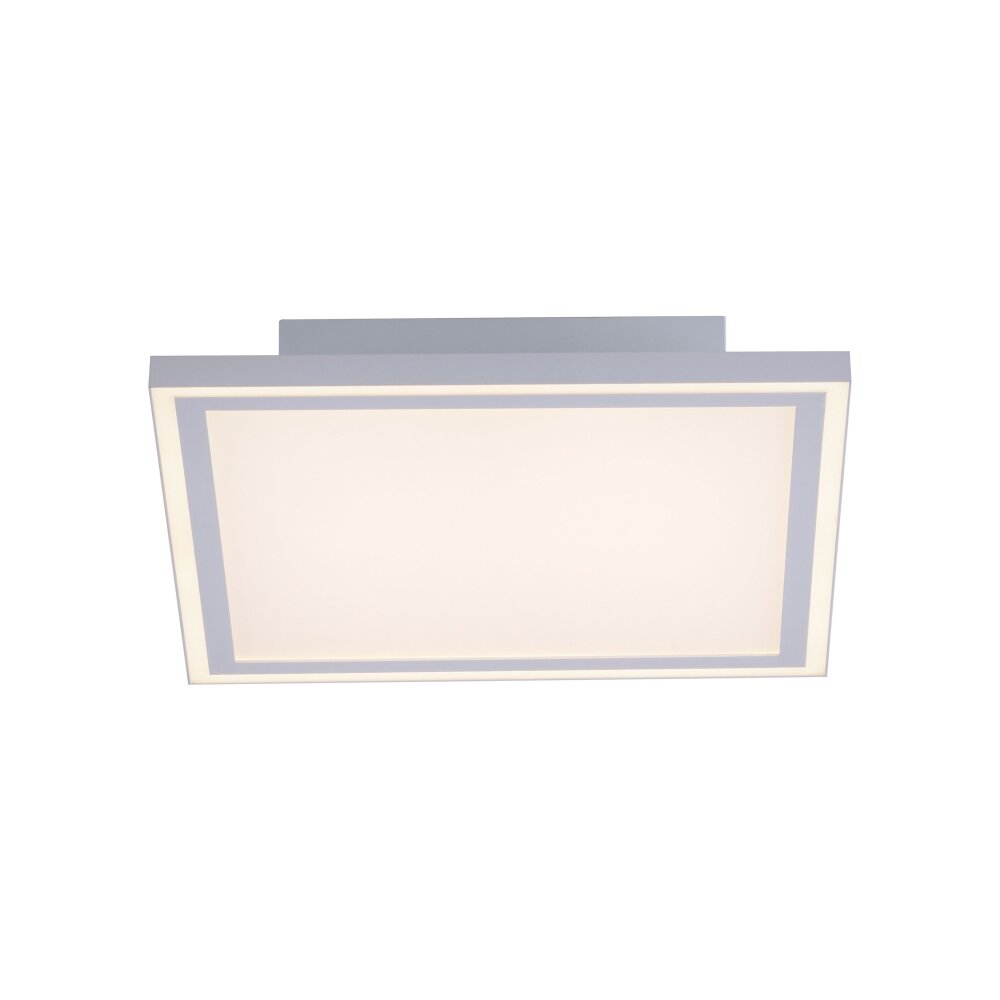 Leuchten-Direkt EDGING Plafoniera LED Bianco, 2-Luci, Telecomando main product photo