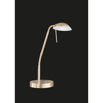 Fischer & Honsel  Pool TW Lampada da tavolo LED Ottone, 1-Luce, Sensori di movimento