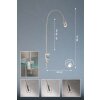 Fischer & Honsel  Sten Lampada con pinza LED Nichel opaco, 1-Luce, Sensori di movimento