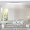 Leuchten-Direkt CANVAS Plafoniera LED Bianco, 1-Luce, Telecomando