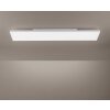 Leuchten-Direkt CANVAS Plafoniera LED Bianco, 1-Luce, Telecomando