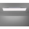 Leuchten-Direkt CANVAS Plafoniera LED Bianco, 1-Luce, Telecomando