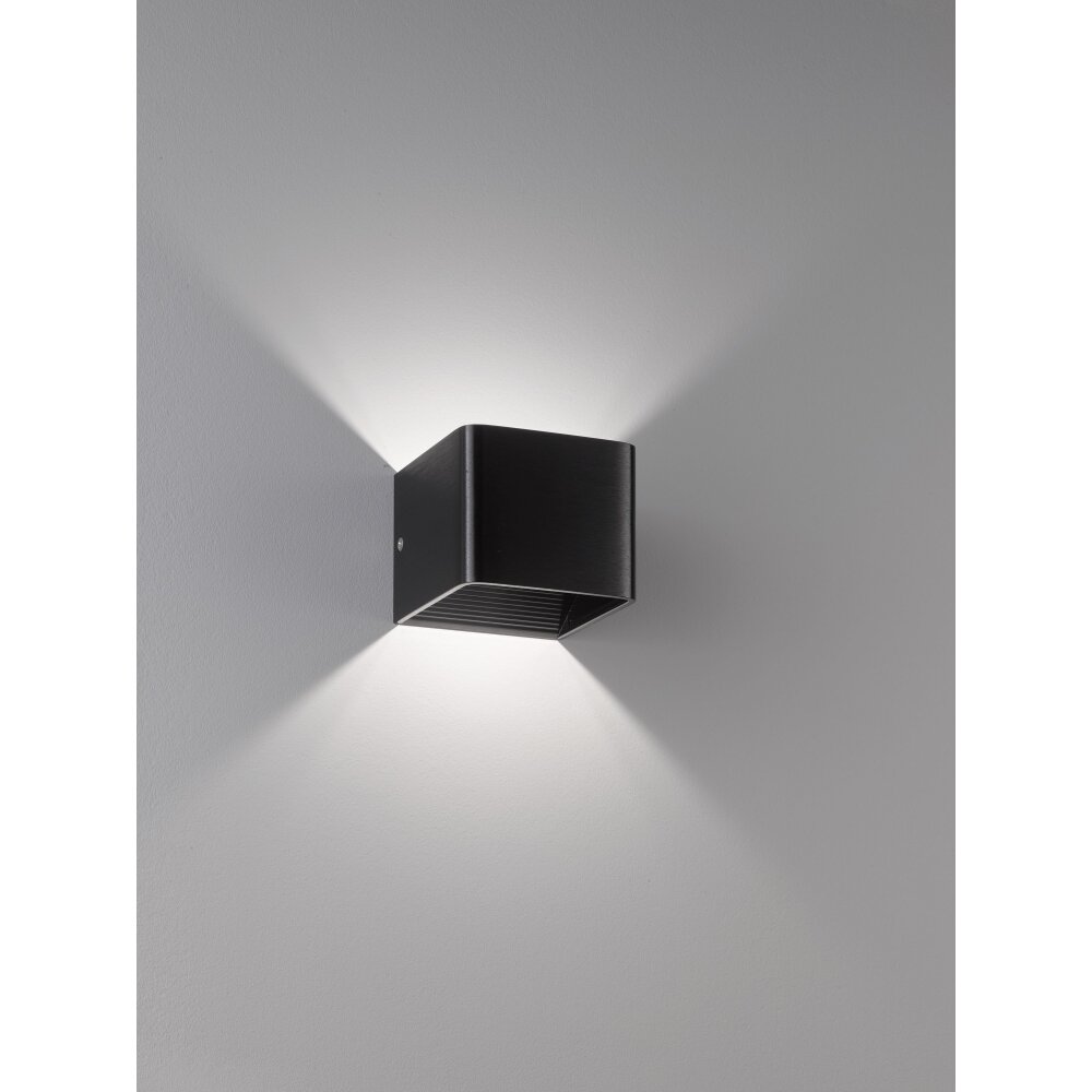 Fischer & Honsel Dan Applique LED Nero, 1-Luce main product photo